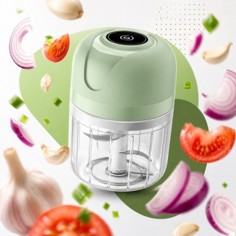 Mini Processador de Alimentos - Triturador Elétrico