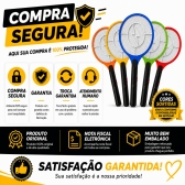 Raquete Elétrica Mata Mosquito Recarregável Bivolt Resistente