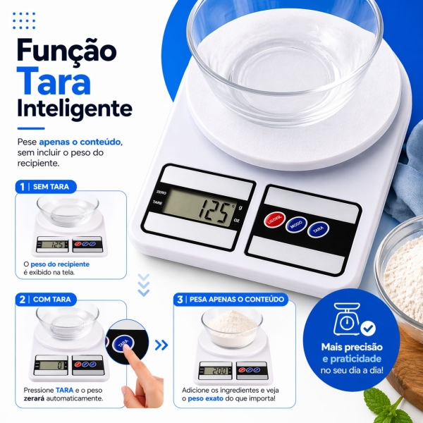 Balança De Cozinha Digital Balança Digital Doméstica Sf-400