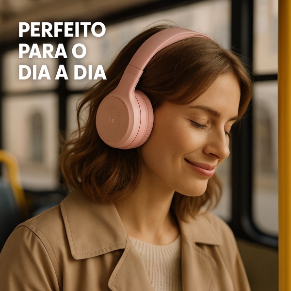 FONE DE OUVIDO BLUETOOTH ESTEREO ALTOMEX B-19 - Rosa