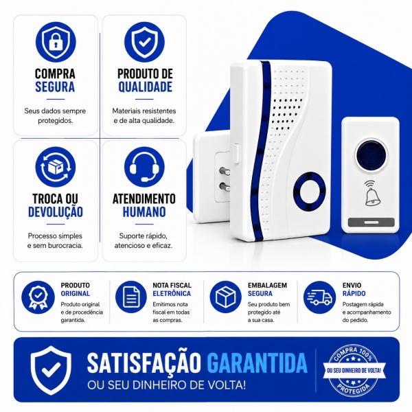 Campainha Inteligente Sem Fio