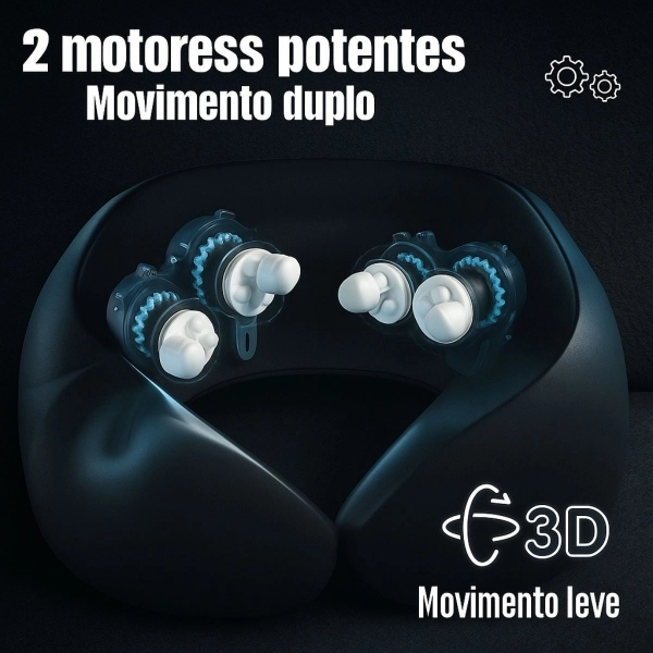 Kit Massageador pescoço e pés - Azul