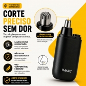 Kit Depilador Corporal Masculino Cerâmica 5W Aparador Nasal