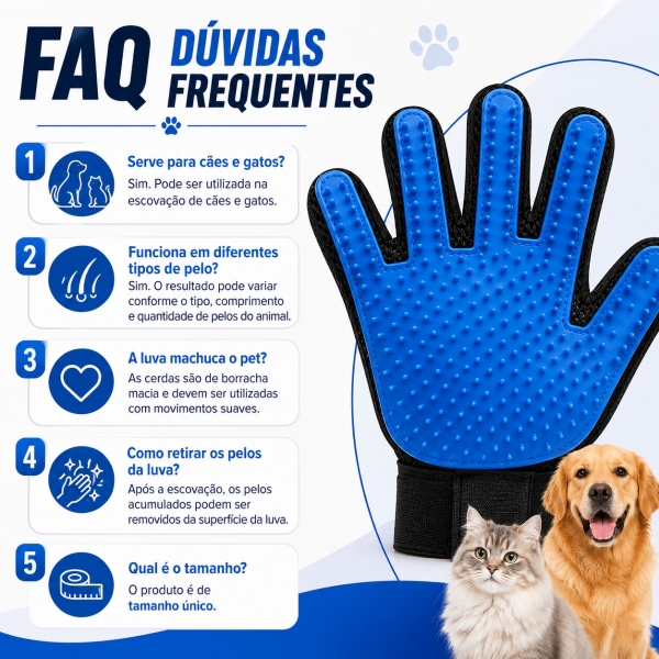 Kit Máquina de Tosa B-MAX + Luva Removedora de Pelos PETS