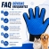 Kit Máquina de Tosa B-MAX + Luva Removedora de Pelos PETS