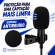 Microfone de Lapela P3 com Fio 2,5m para Celular e PC