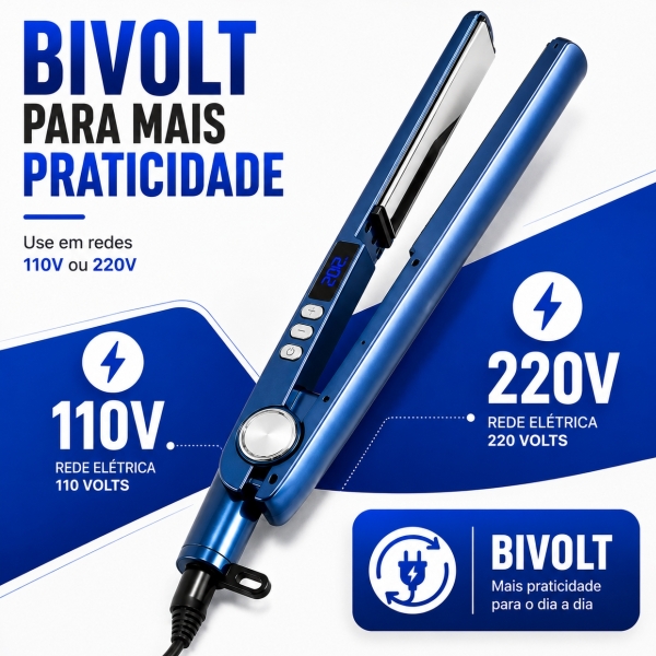 CHAPINHA ÍON TITÂNIO IÔNICA PROFISSIONAL