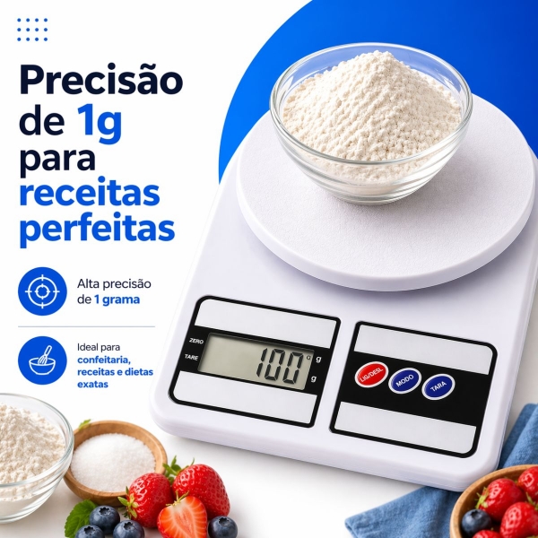 Balança De Cozinha Digital Balança Digital Doméstica Sf-400