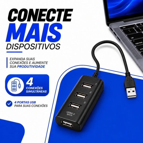 Porta de entrada USB 4 Portas