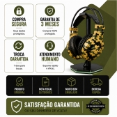 Headset Gamer Fone Com Microfone Driver 40mm P2 2,1m