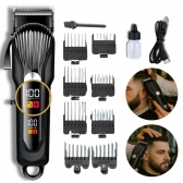 Máquina de Cortar Cabelo Profissional Display Digital 5w