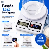 Kit Balança de Cozinha 10kg e Amolador de Facas Profissional