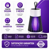 Lâmpada Mata Mosquitos Repelente Elétrico USB Ultravioleta