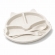 Prato Infantil Com Divisorias Flor Garfo E Colher BPA Free - Gato Branco