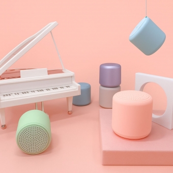 Caixa De Som Portátil Bluetooth Sd - Usb Mini Speaker