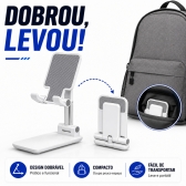 Suporte Mesa Ajustavel Celular Tablet Dobrável Universal