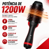 Escova secadora 4 em 1 Cadence Ceramica Ionizada Turmalina