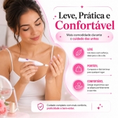 Lixador Elétrico de Unhas Lixa De Unha Profissional 5 Lixas