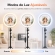 Ring Light LED 26cm com Tripé 2,10m USB Bivolt 360° Celular