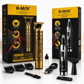 Kit Maquina Dragão Cabelo Barba E Aparador De Pelo De Nariz