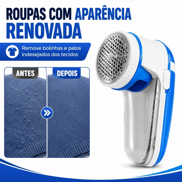 Removedor Elétrico de Pelos e Fiapos LuaTek LMF 1103