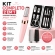 Kit Lixador De Pé Elétrico USB Recarregável Kit Manicure 7 Em 1