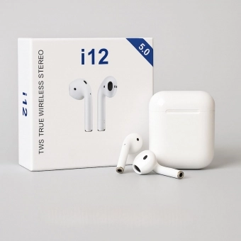 Fone Bluetooth TWS12 Branco IOS android