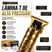Kit Maquina Dragão Cabelo Barba E Aparador De Pelo De Nariz