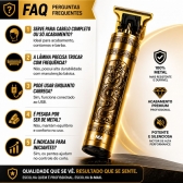 Kit Maquina Dragão Cabelo Barba E Aparador De Pelo De Nariz
