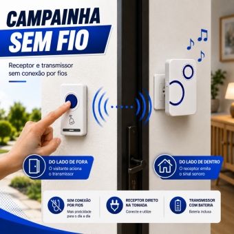 Campainha Inteligente Sem Fio