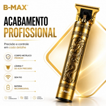 Kit Maquina Dragão Cabelo Barba E Aparador De Pelo De Nariz