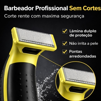 Aparador Pelos Íntimo Barbeador Depilador Corpo Prova D´agua