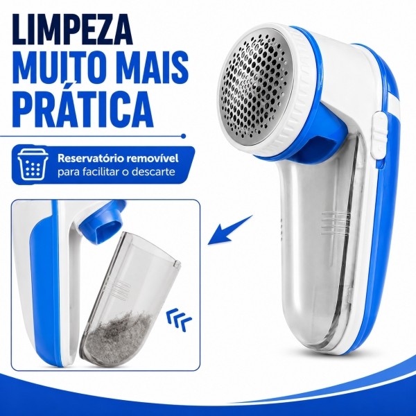 Removedor Elétrico de Pelos e Fiapos LuaTek LMF 1103