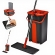 Mop Limpeza Rodo Giratório 360° Esfregão Balde Flat Aço Inox