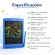 Lousa Mágica Infantil LCD 12 Para Desenhar e Escrever - Azul