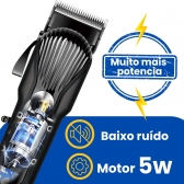 Máquina de Cortar Cabelo Profissional Display Digital 5w