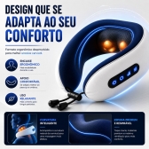 Almofada Massageador Para pescoço - Azul