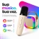 Caixa de Som Bluetooth Portátil 20W com Microfone Sem Fio RGB USB Cartão TF AUX Karaokê