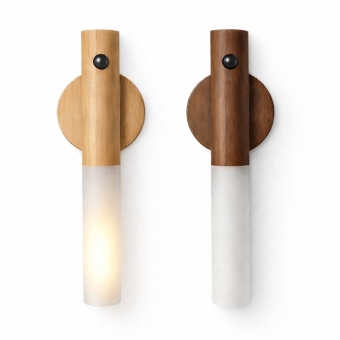 Kit Luminárias Arandela LED USB Recarregável Sensor Presença