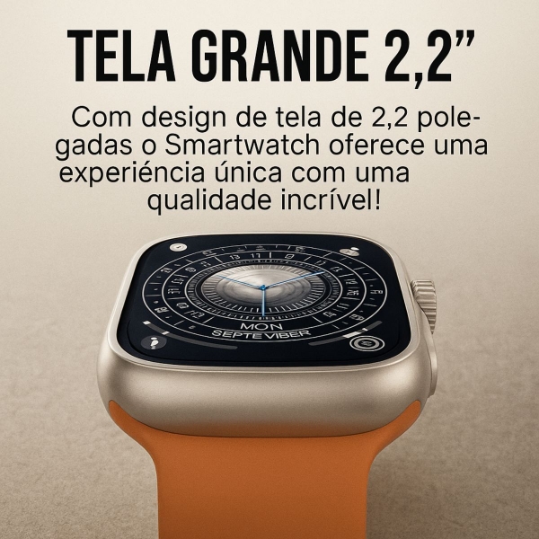 Relógio Smarthwacth inteligente a Porva D´água Bluetooth X11 - Laranja