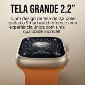 Relógio Smarthwacth inteligente a Porva D´água Bluetooth X11 - Laranja
