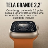 Relógio Smarthwacth inteligente a Porva D´água Bluetooth X11 - Laranja