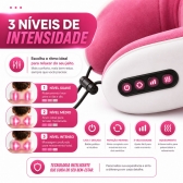 Almofada Massageador Para pescoço - Rosa