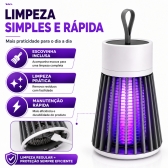 Lâmpada Mata Mosquitos Repelente Elétrico USB Ultravioleta