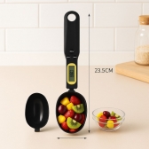 Colher Medida Balança Digital Eletrônica Cozinha Até 500g - Preta