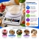 Kit Faca Serrilhada 24cm Inox Profissional Com Balanca Digital 10kg