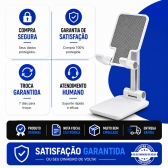 Suporte Mesa Ajustavel Celular Tablet Dobrável Universal