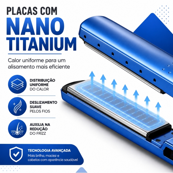 CHAPINHA ÍON TITÂNIO IÔNICA PROFISSIONAL