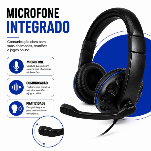 Fone Headset Fone de Ouvido Alta compatibilidade XTRAD